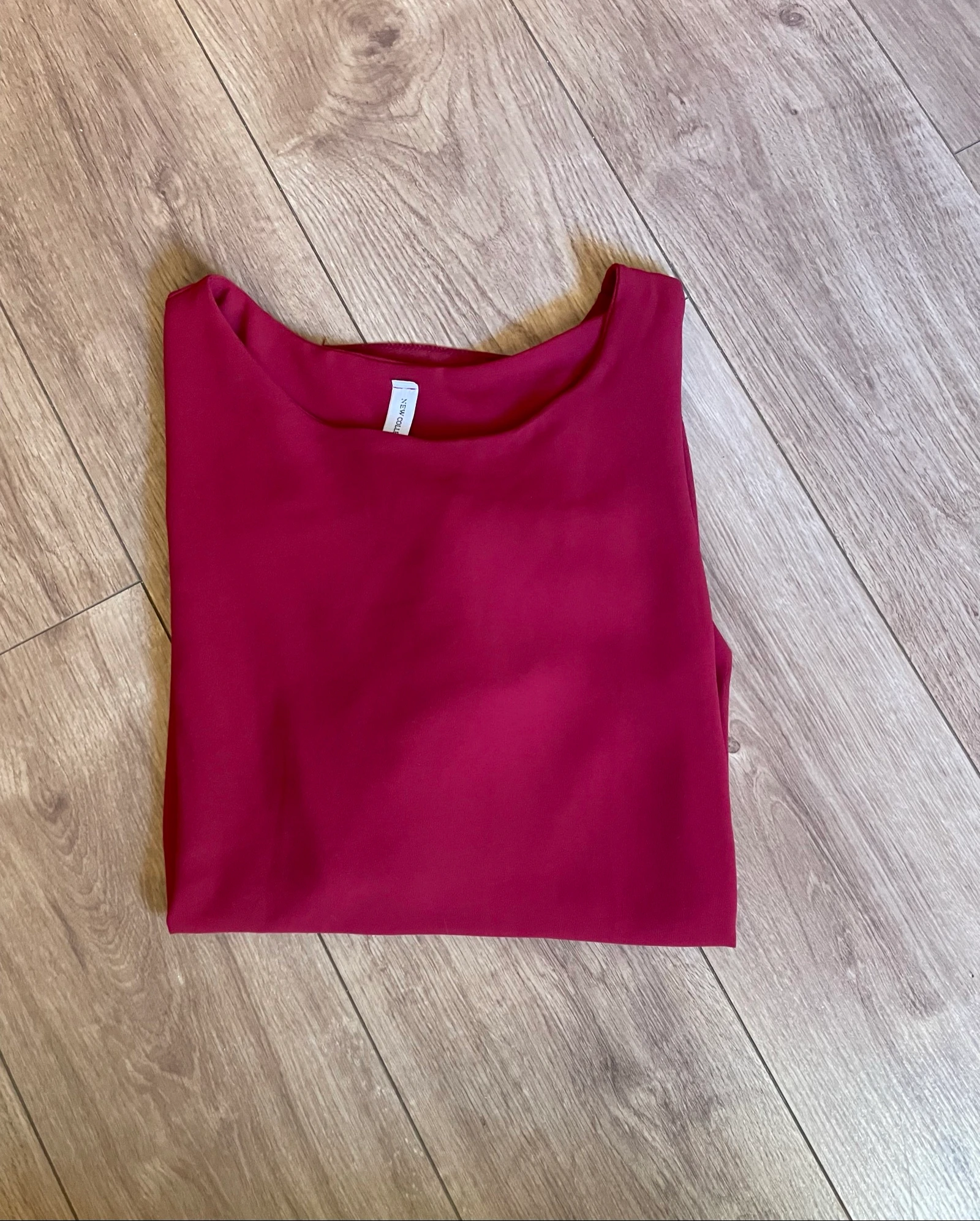 Blusa manga larga tecido fluido – photo 2